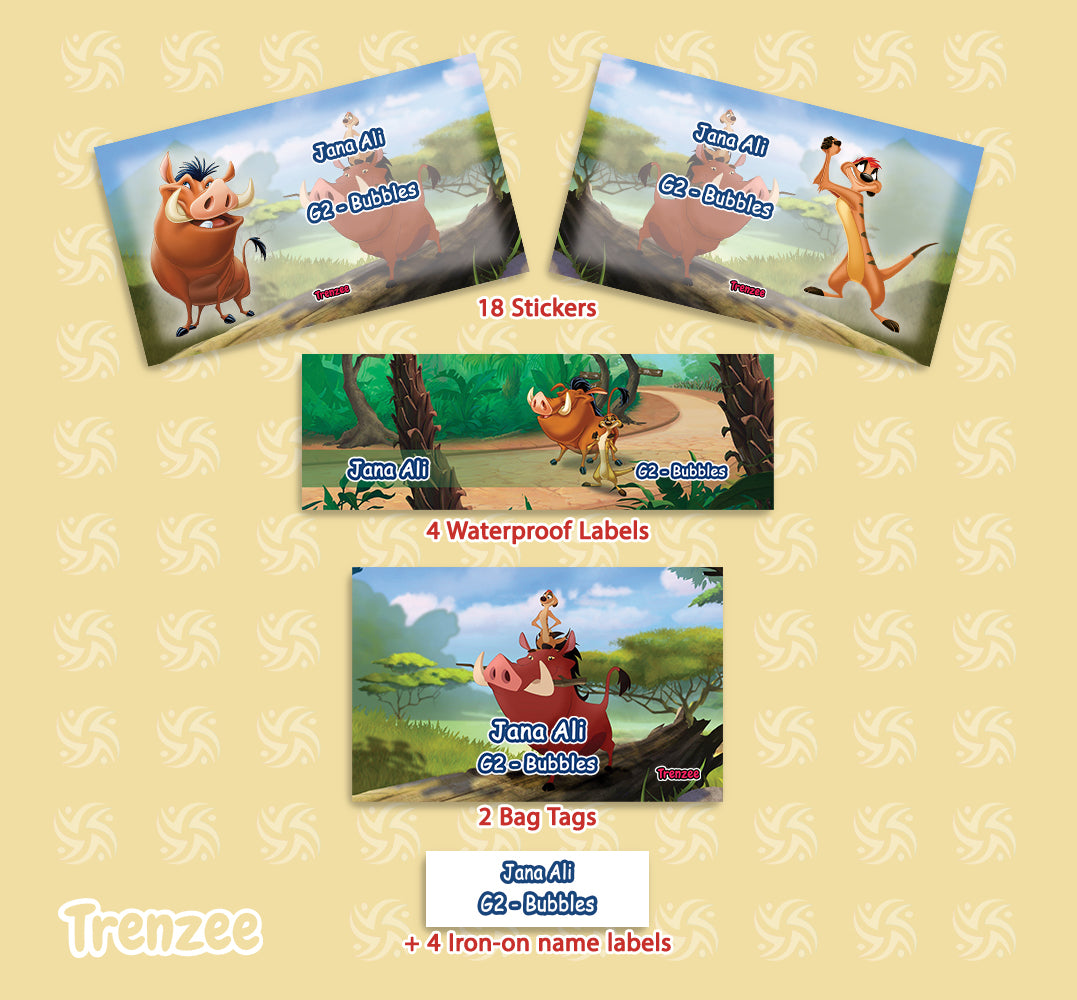Timon and Pumbaa - School Package