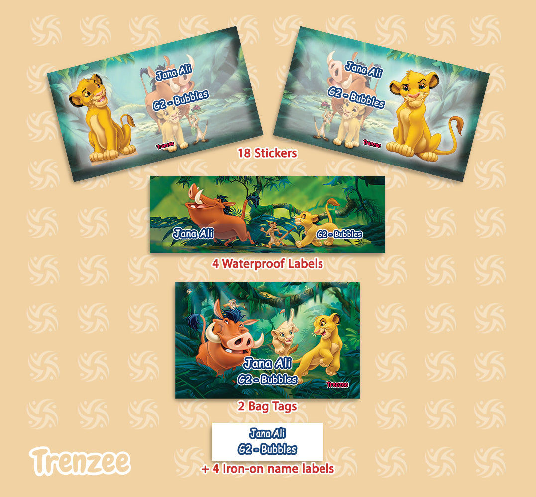 Lion King cartoon - School Package