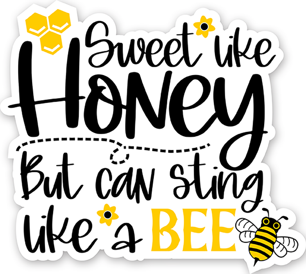 Bee quotes (28) - Laptop Sticker