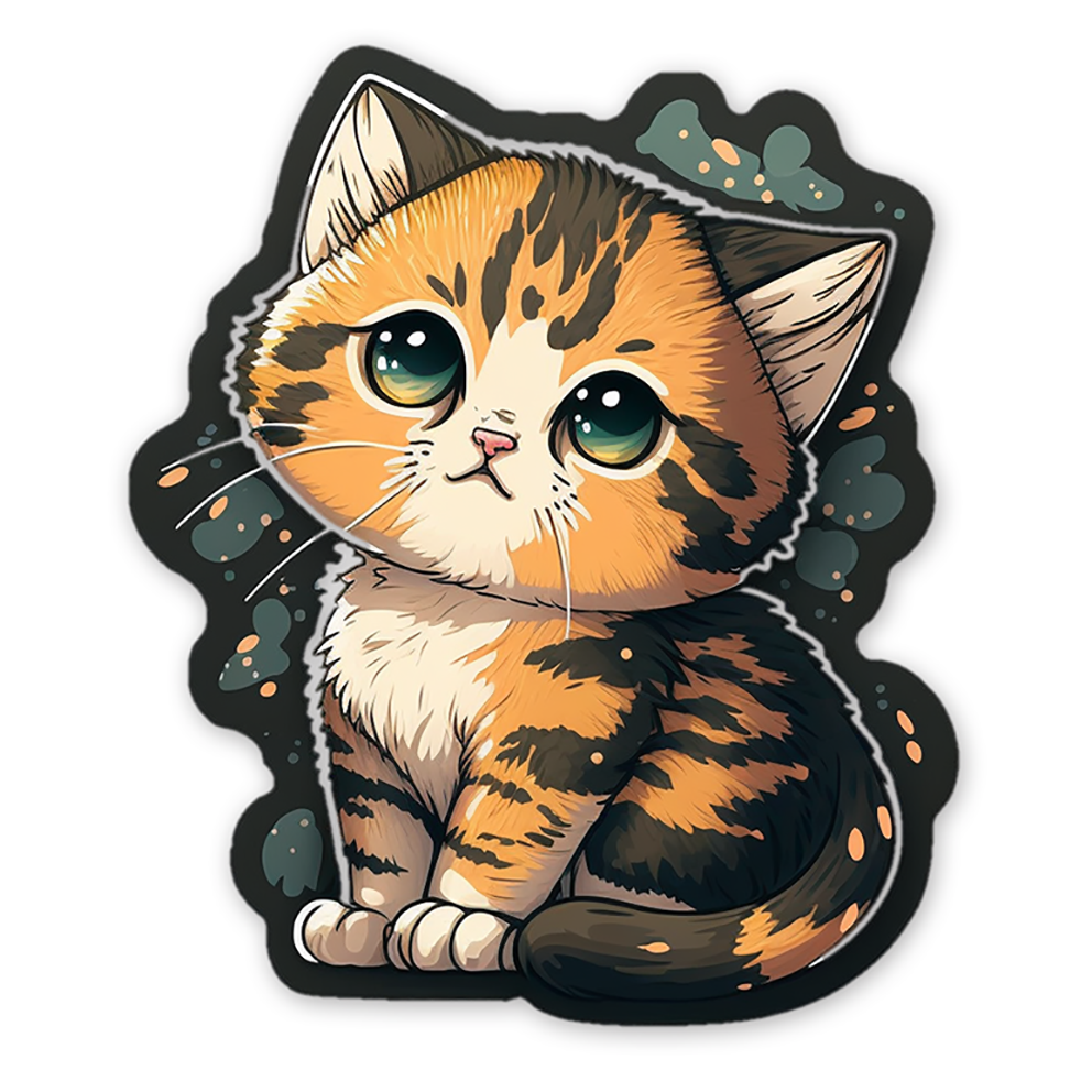 Cute kitten (7) - Laptop Sticker