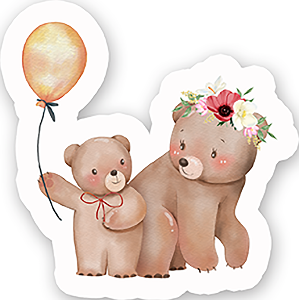 Mom and baby (41) - Laptop Sticker