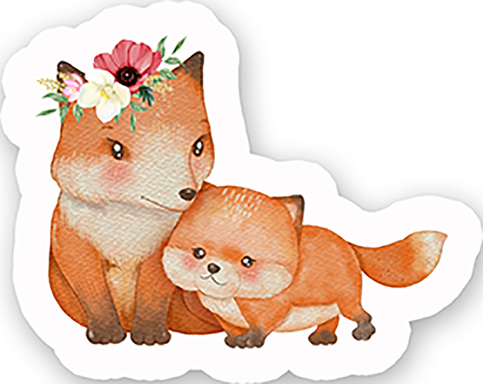 Mom and baby (42) - Laptop Sticker