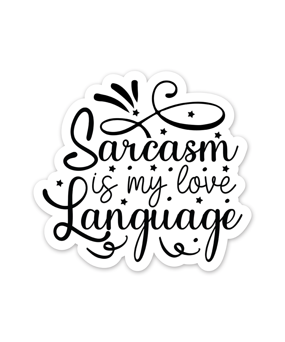 Sarcastic black quotes (63) - Laptop Sticker