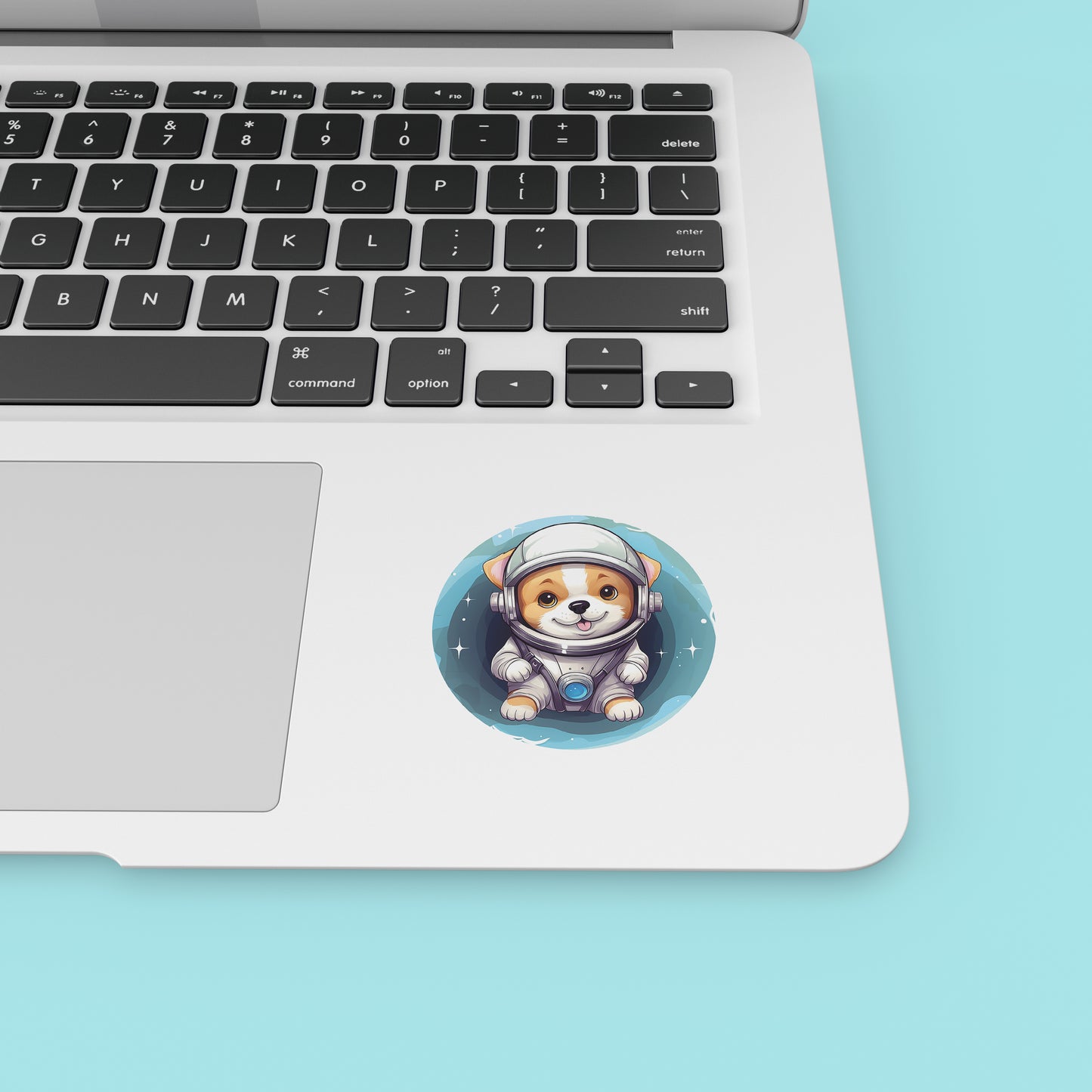 Dog In Space - Laptop Sticker