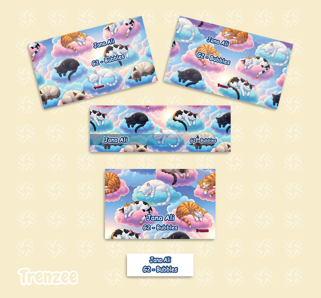 [CUSTOM] Cats on clouds - School Package