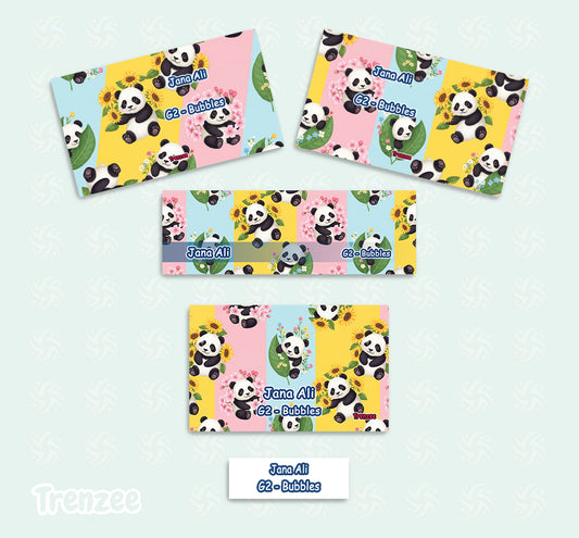 Pandas colored - School Package