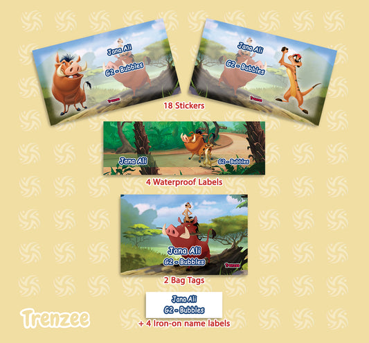 Timon and Pumbaa - School Package