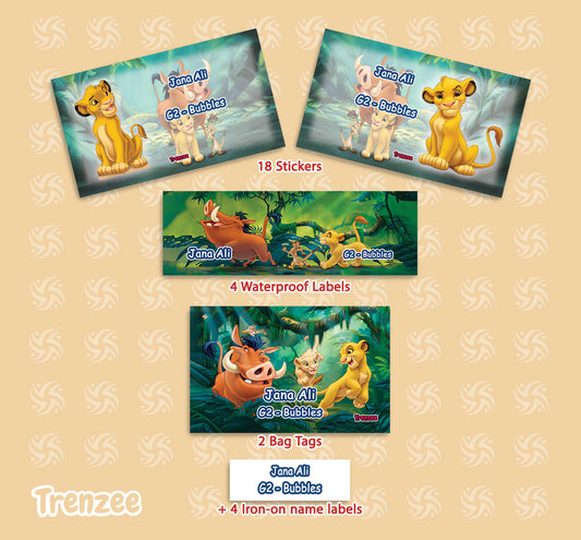 Lion King cartoon - School Package