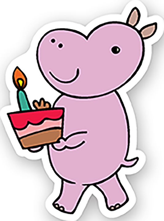 Birthday animals (12) - Laptop Sticker