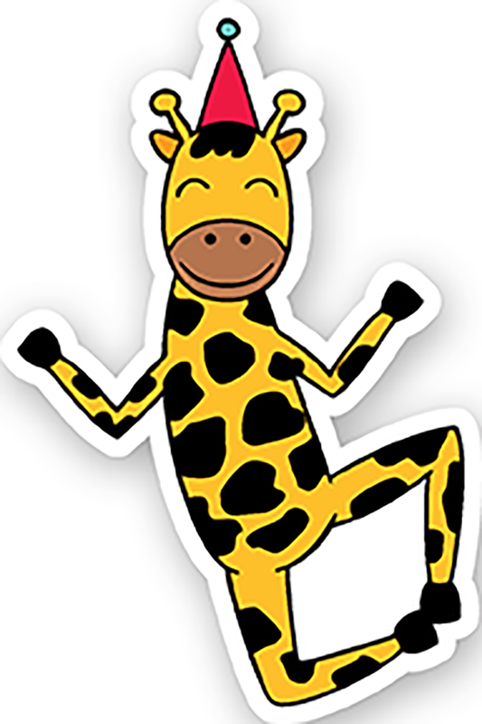 Birthday animals (2) - Laptop Sticker