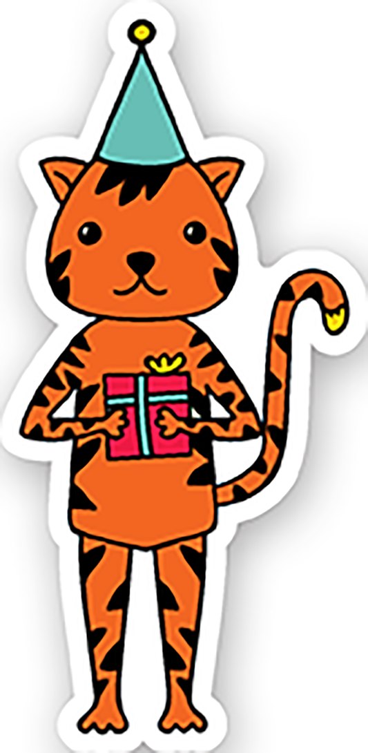 Birthday animals (5) - Laptop Sticker