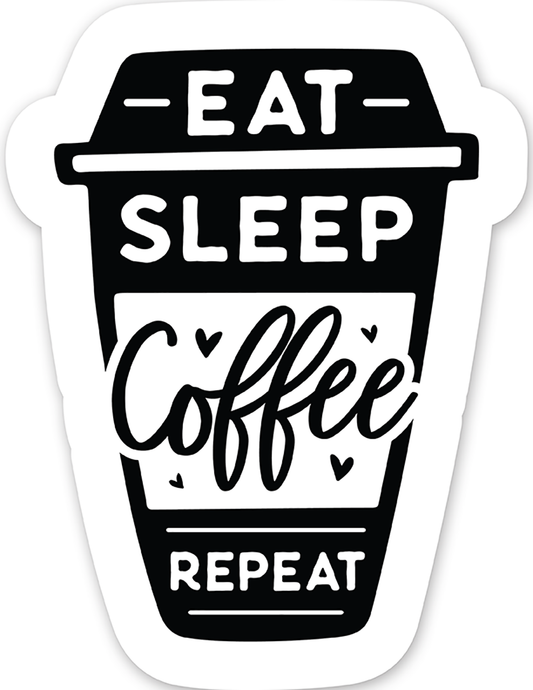 Black coffee quotes (35) - Laptop Sticker