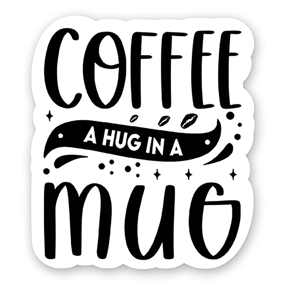 Black coffee quotes (48) - Laptop Sticker