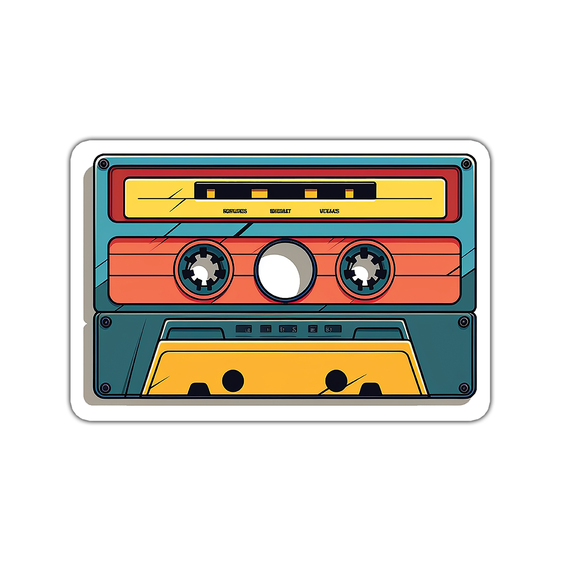 Cassette Tape - Laptop Sticker