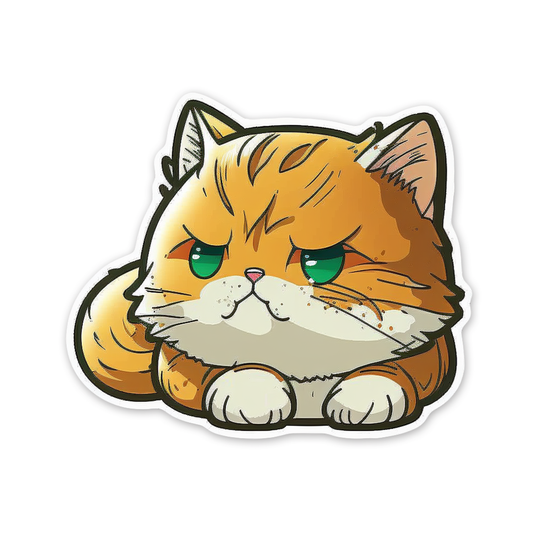 Cat faces (1) - Laptop Sticker