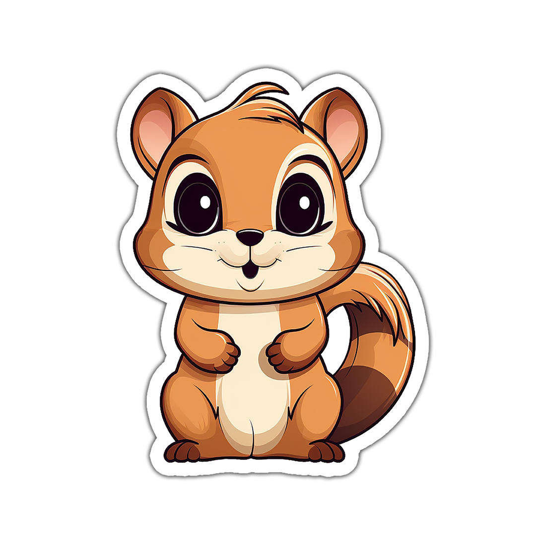 Chipmunk Sticker Chipmunk - Laptop Sticker – Trenzee