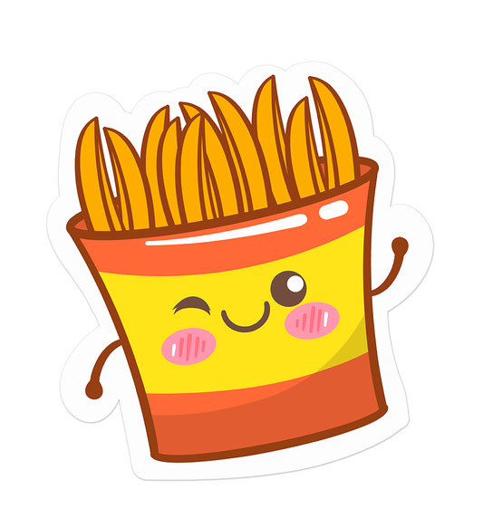 Cute fastfood (13) - Laptop Sticker