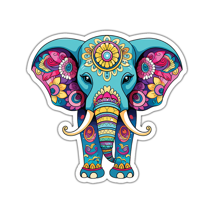Mandela Elephant - Laptop Sticker – Trenzee