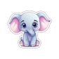Elephant - Laptop Sticker