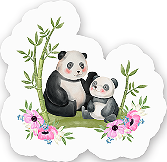 Mom and baby (1) - Laptop Sticker