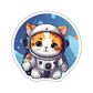 Cat In Space - Laptop Sticker