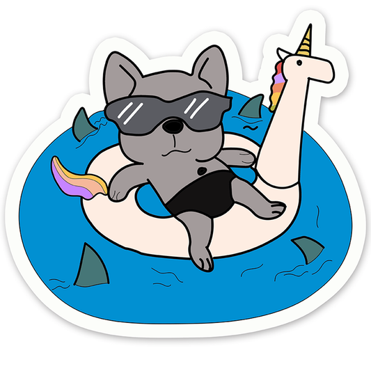 Summer dogs (6) - Laptop Sticker