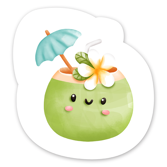Summer watercolor (10) - Laptop Sticker
