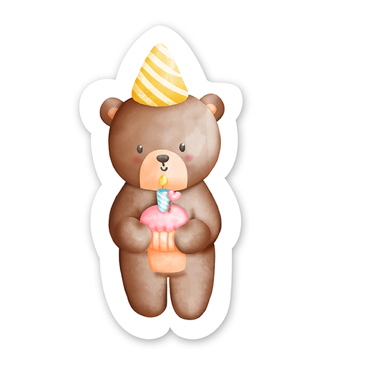 Teddy Bear Birthday (32) - Laptop Sticker